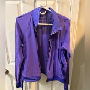 Lululemon Women's Purple Mesh Jacket Size 10